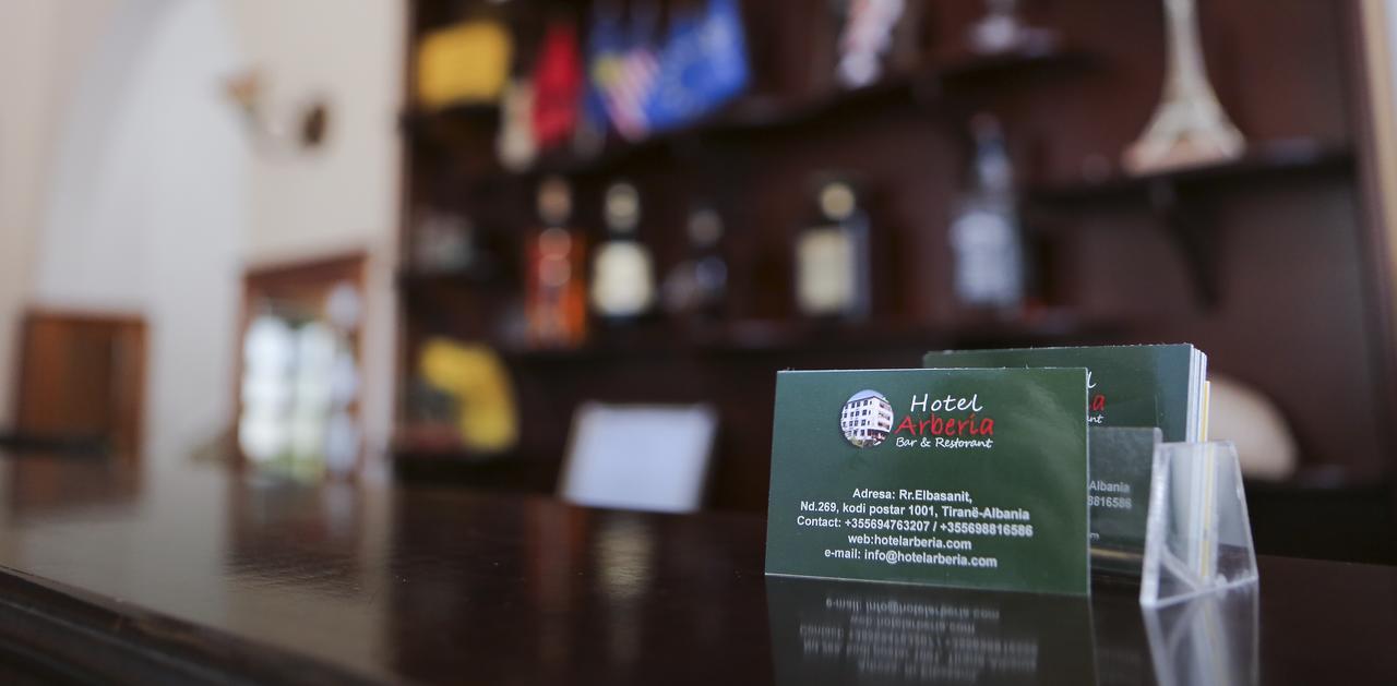 Hotel Arberia Тирана Экстерьер фото
